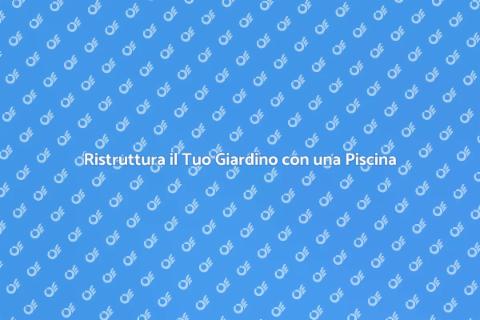 Costruire Piscina Lunga e Stretta