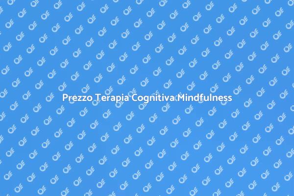 Costo della Terapia Cognitiva