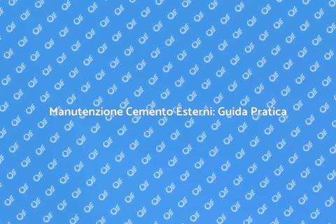 Manutenzione Pavimentazione in Cemento