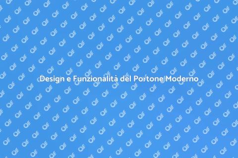 Portone Basculante Stile Moderno
