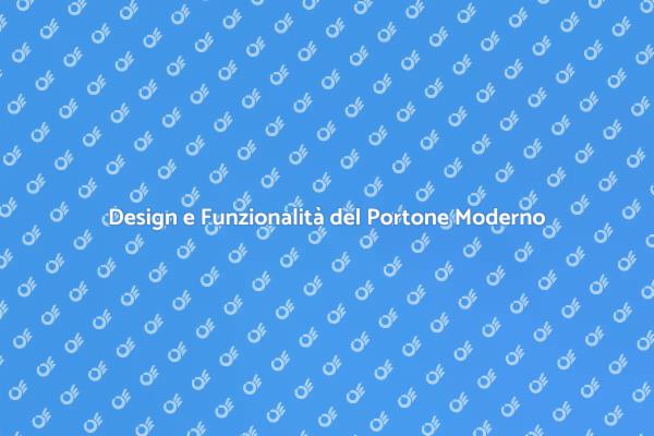 Il Portone Basculante: Stile e Funzionalità