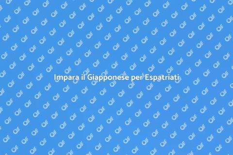 Corso di Giapponese per Espatriati