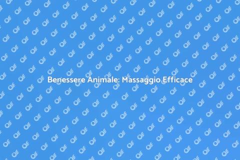 Massaggiatore per Animali: Benessere