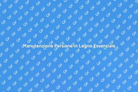 Rimozione Persiane in Legno: Guida
