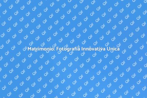 Servizio Fotografico Innovativo Matrimonio