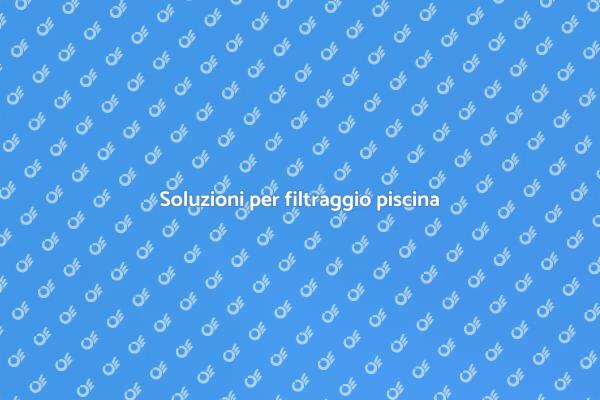 Risolvi i problemi di filtraggio piscina