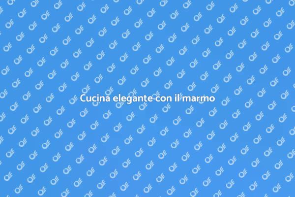 Trasforma la tua cucina con il marmo