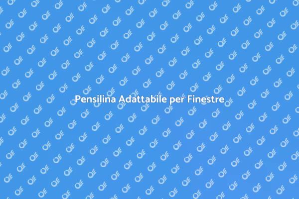 Pensilina per Finestre: Stile e Funzionalità
