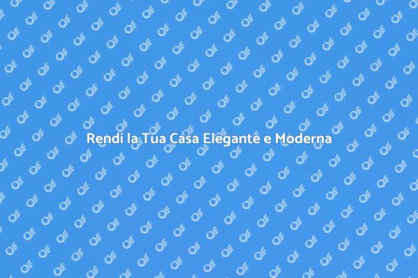 Progetta il Tuo Allestimento Contemporaneo