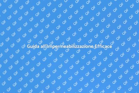 Impermeabilizzare un'Area Tecnica