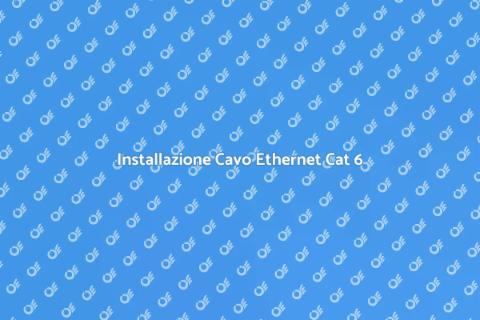 Far Passare Cavo Ethernet Cat 6