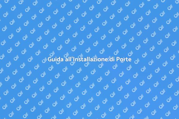 Installazione della Porta d'Ingresso