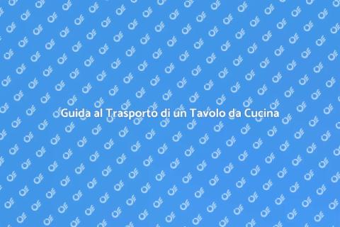 Trasporto Sicuro Tavolo da Cucina