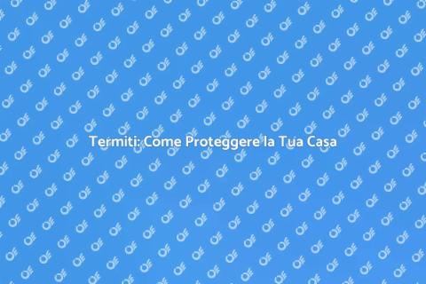 Monitoraggio Termiti: Proteggi Casa
