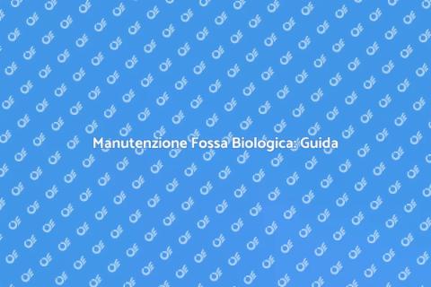 Pulizia Fossa Biologica: Importanza