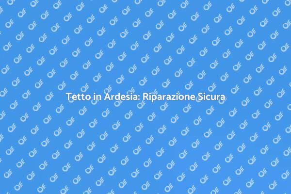 Riparazione Sicura per Tetti in Ardesia