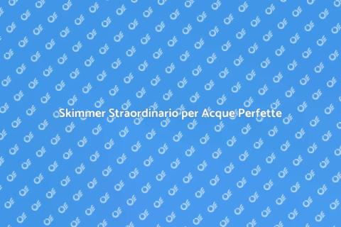 Manutenzione Skimmer per Piscine