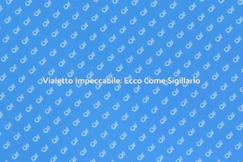 Sigillare il Vialetto: Guida Pratica