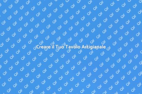 Tavolo Artigianale: Arte e Funzionalità