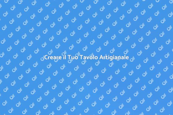 Tavolo Artigianale: Un Pezzo Unico