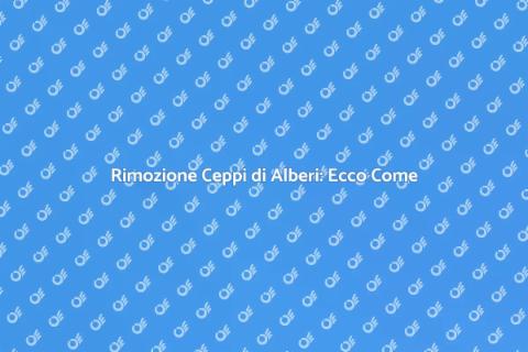 Triturare Ceppi di Alberi: Guida Pratica