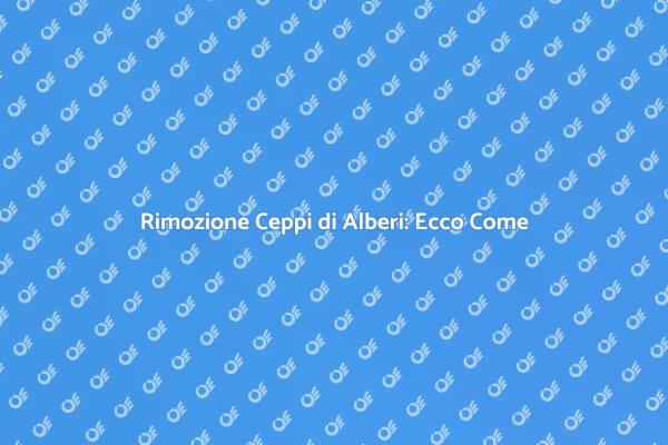Guida al Servizio di Triturazione Ceppi