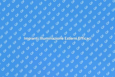Illuminazione Esterno: Atmosfere Magiche