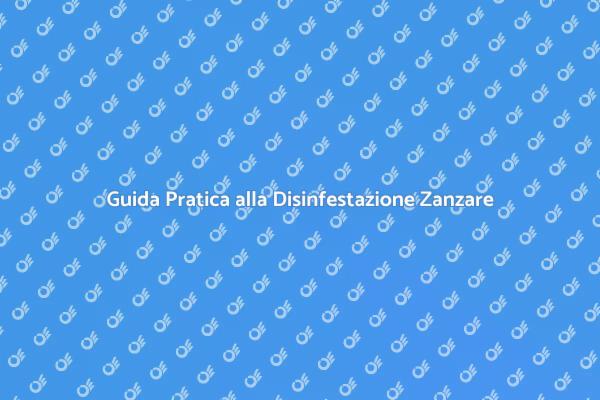 Liberati dalle Zanzare con Facilità