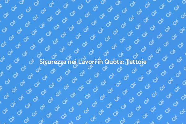 Sistemi Anticaduta: Sicurezza Tettoie