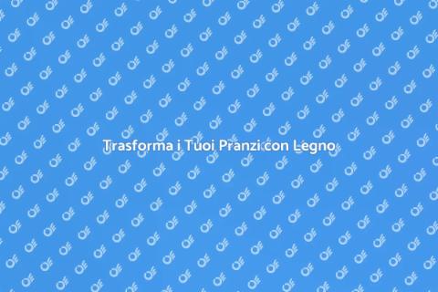 Set da Pranzo all'Aperto in Legno