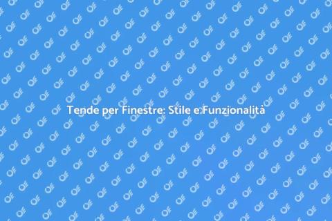 Tenda a Copriletto per Finestre