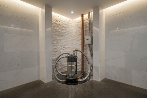 L'installazione della pompa di scarico