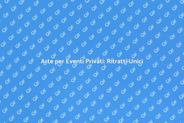 Ritratti per Celebrazioni Indimenticabili