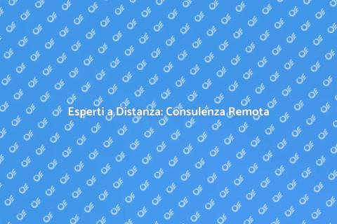 Consulenza Remota per Progetti Efficaci