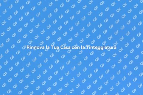 Tinteggiare Esternamente una Casa