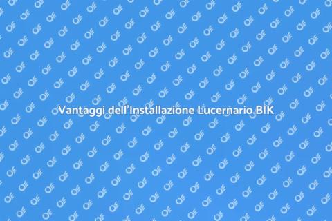 Installare Lucernario BIK in Casa