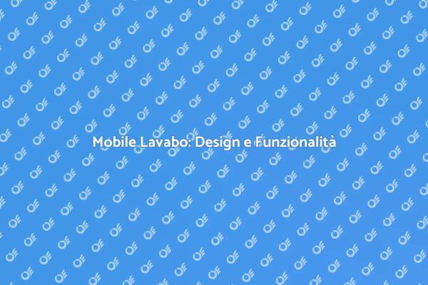Creazione di un Mobile Lavabo Unico