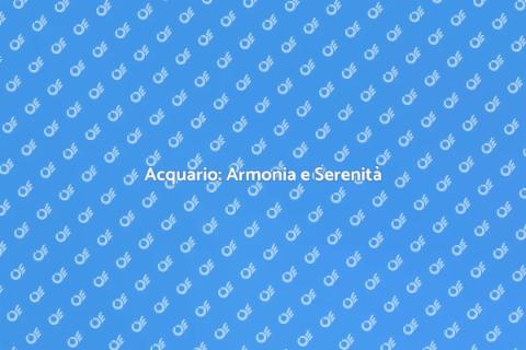 Acquario: Gioia Interiore in Casa