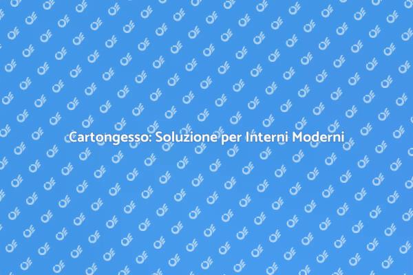 Ristrutturazione con Cartongesso Moderno
