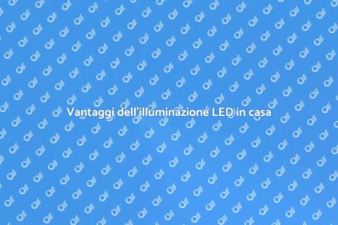 Passa all'illuminazione LED in casa