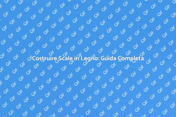 Scale in Legno: Arte e Funzionalità