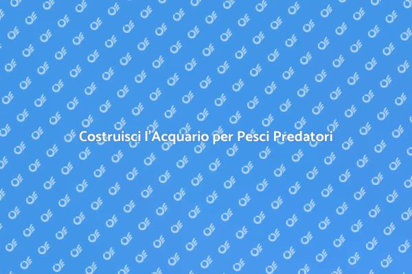 Guida all'Acquario per Pesci Predatori