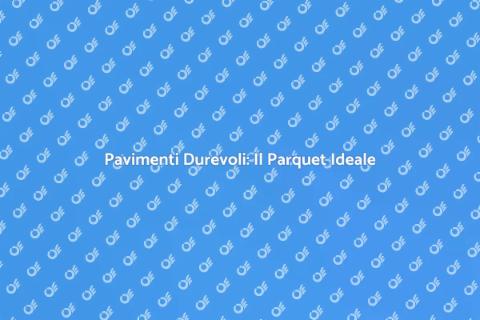 Parquet Industriale Resistente all'Usura