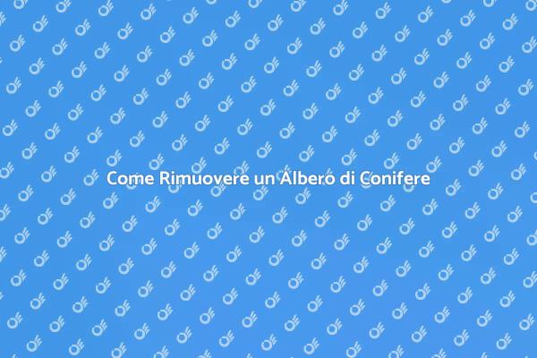 Rimozione Sicura di Conifere