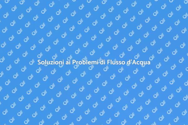 Risolvere Problemi di Flusso d'Acqua