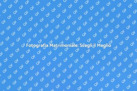 Pacchetto Fotografico Matrimoniale