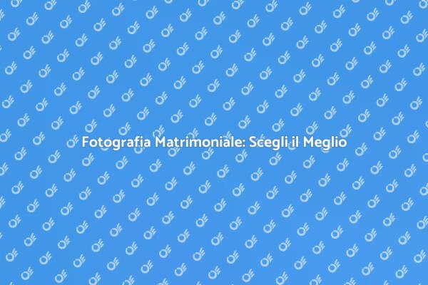 Cattura Ogni Momento del Tuo Matrimonio