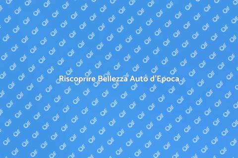 Restauro Carrozzeria Auto d'Epoca