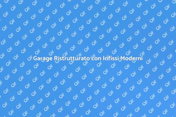 Trasforma il Tuo Garage con Alluminio
