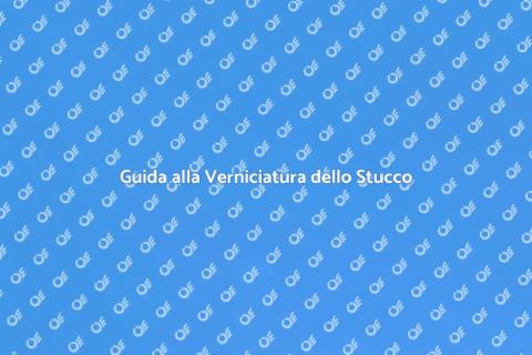 Verniciare lo Stucco per Esterni